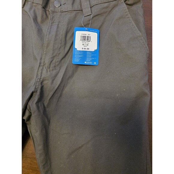 Columbia Pant Mens 32x32 Beige Chino Flex Roc Regular Stretch Omni-Shade UPF NWT - Picture 4 of 4